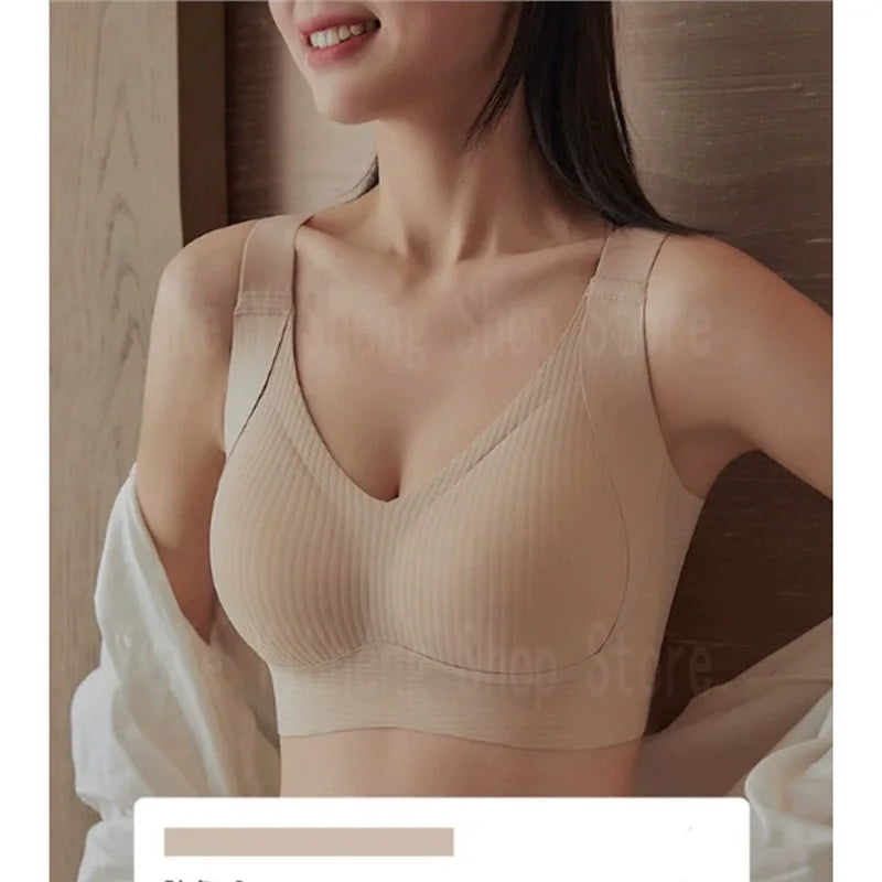 Women's Seamless Wireless Bra - Comfortable Breathable Support