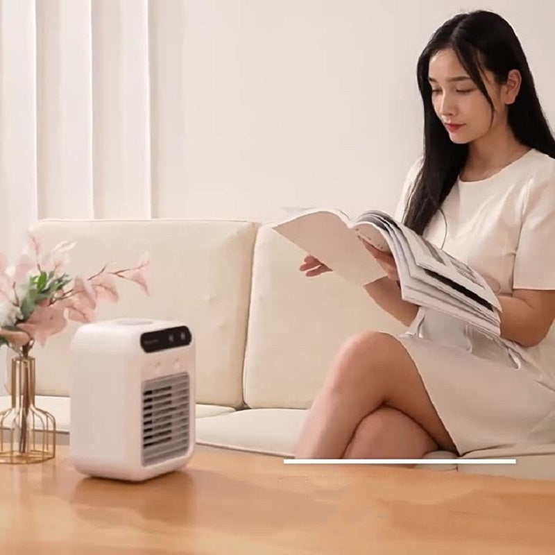 Portable Air Cooler - USB Mini Air Conditioner Fan for Desk & Car