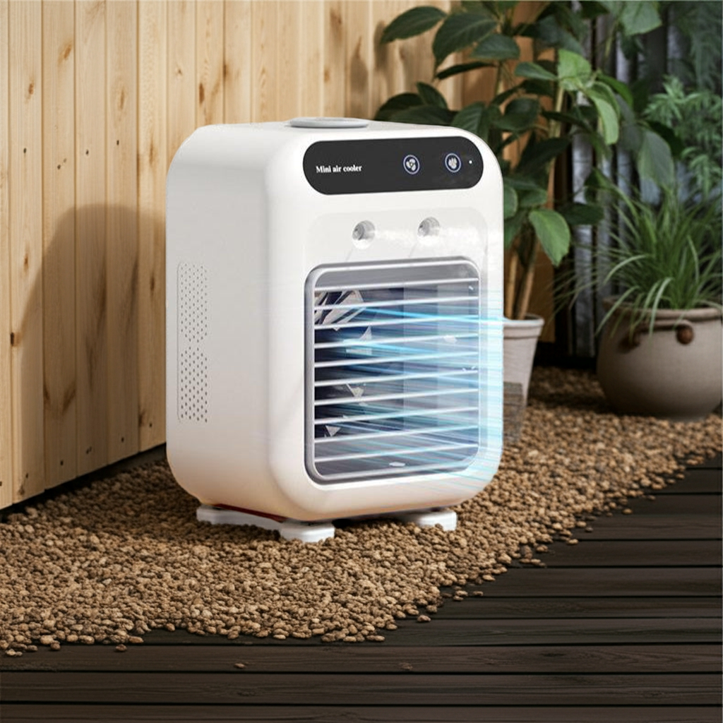 Portable Air Cooler - USB Mini Air Conditioner Fan for Desk & Car