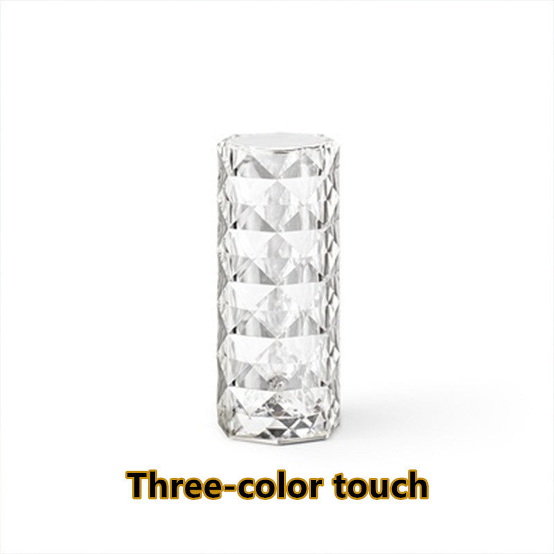 Nordic Crystal Lamp - USB Touch Dimming Diamond Night Light
