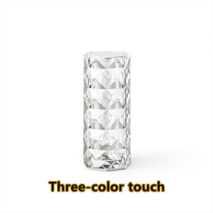 Nordic Crystal Lamp - USB Touch Dimming Diamond Night Light