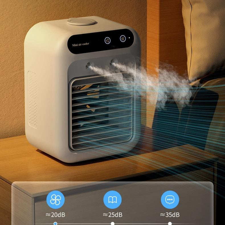 Portable Air Cooler - USB Mini Air Conditioner Fan for Desk & Car