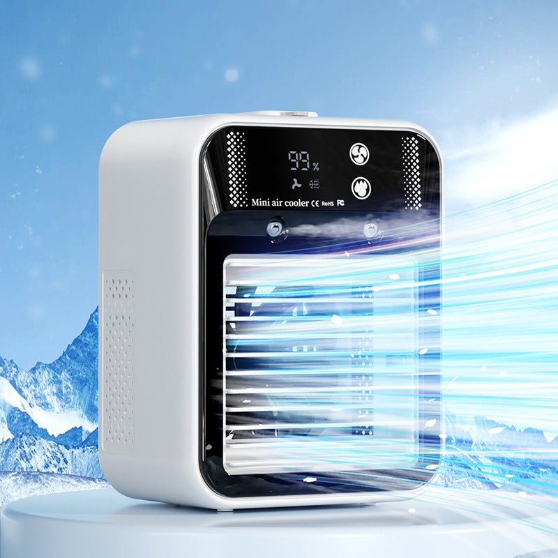 Portable Air Cooler - USB Mini Air Conditioner Fan for Desk & Car