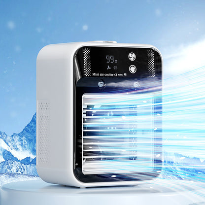Portable Air Cooler - USB Mini Air Conditioner Fan for Desk & Car