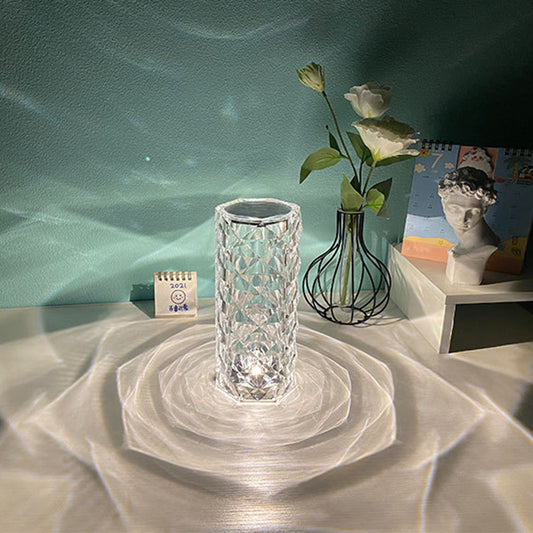Nordic Crystal Lamp - USB Touch Dimming Diamond Night Light