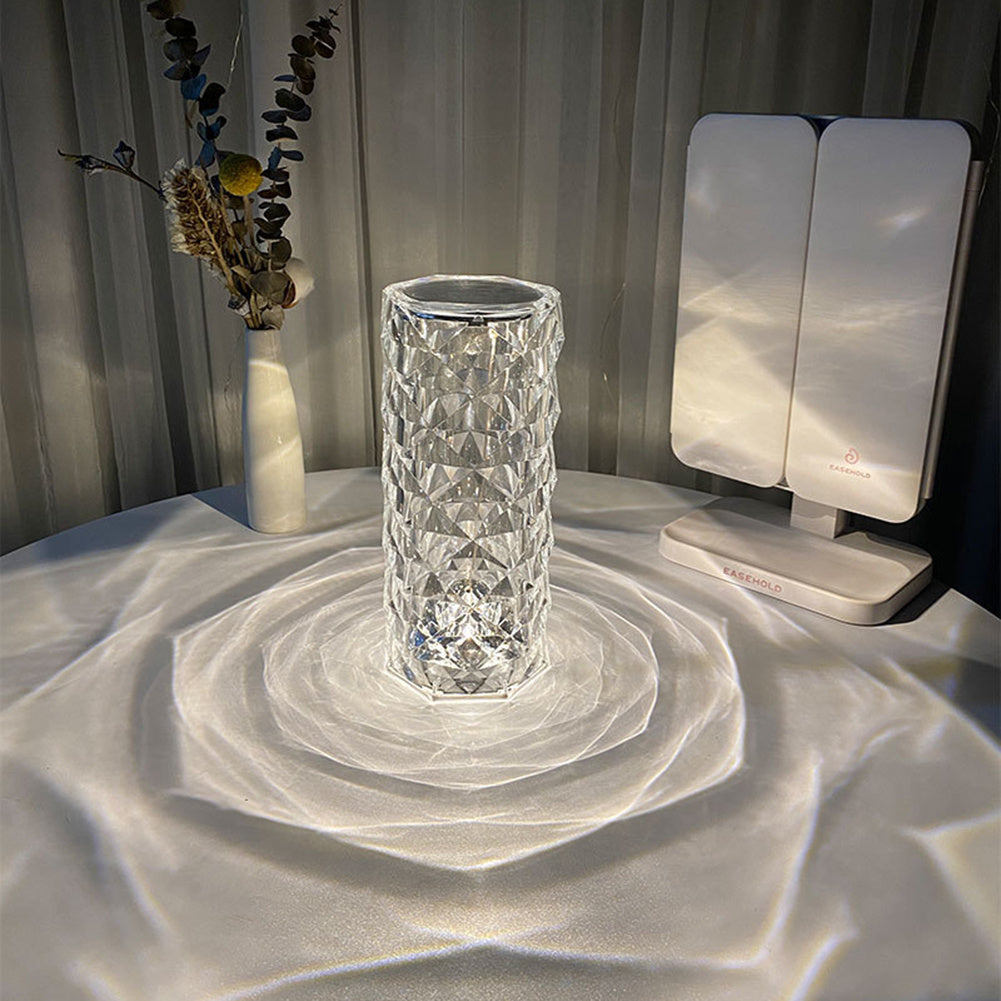 Nordic Crystal Lamp - USB Touch Dimming Diamond Night Light
