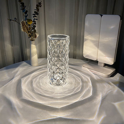 Nordic Crystal Lamp - USB Touch Dimming Diamond Night Light