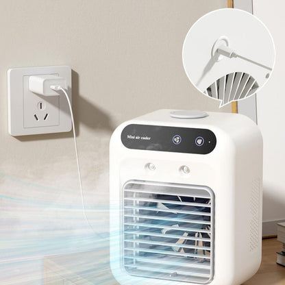 Portable Air Cooler - USB Mini Air Conditioner Fan for Desk & Car