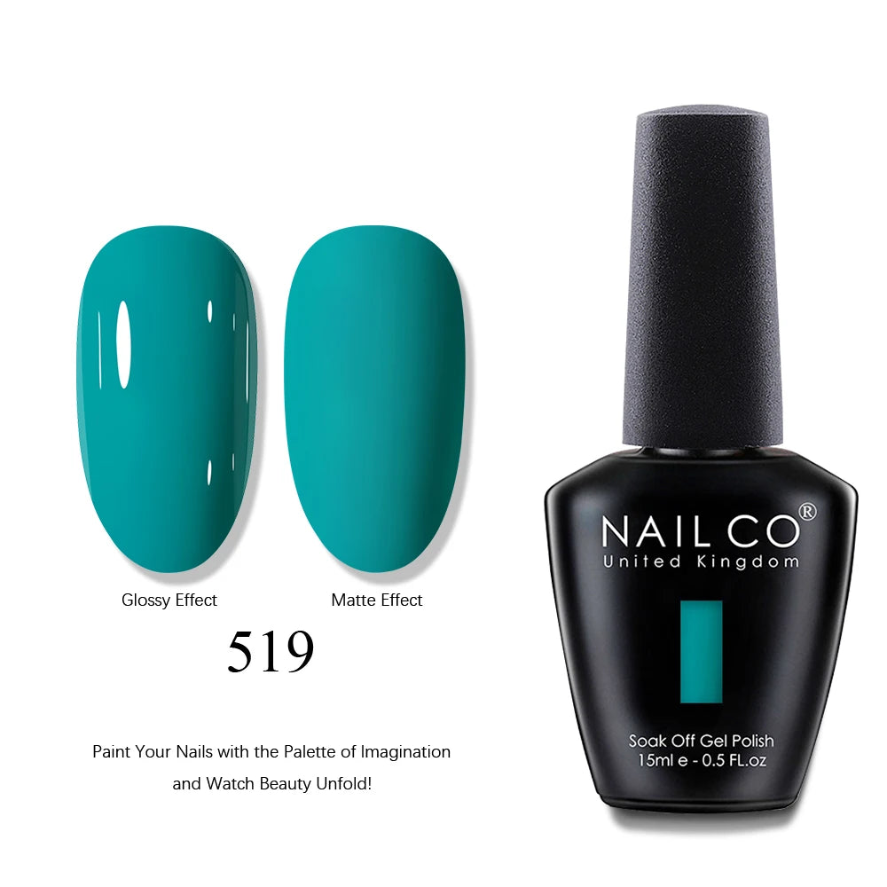 NAILCO UV Gel Nail Polish - Top & Base Coat Set | Soak Off