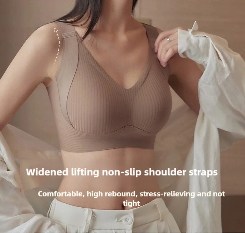 Women's Seamless Wireless Bra - Comfortable Breathable Support