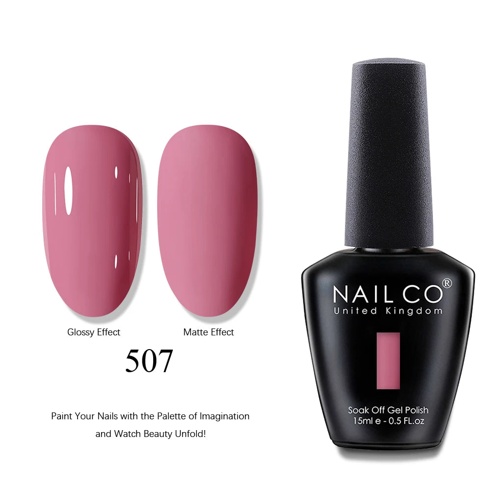 NAILCO UV Gel Nail Polish - Top & Base Coat Set | Soak Off