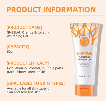 Orange Exfoliating Gel - Brightening Face Scrub 50g