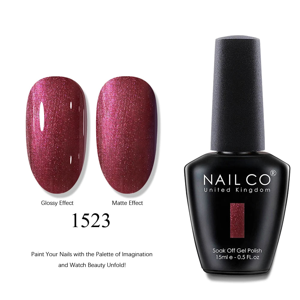 NAILCO UV Gel Nail Polish - Top & Base Coat Set | Soak Off