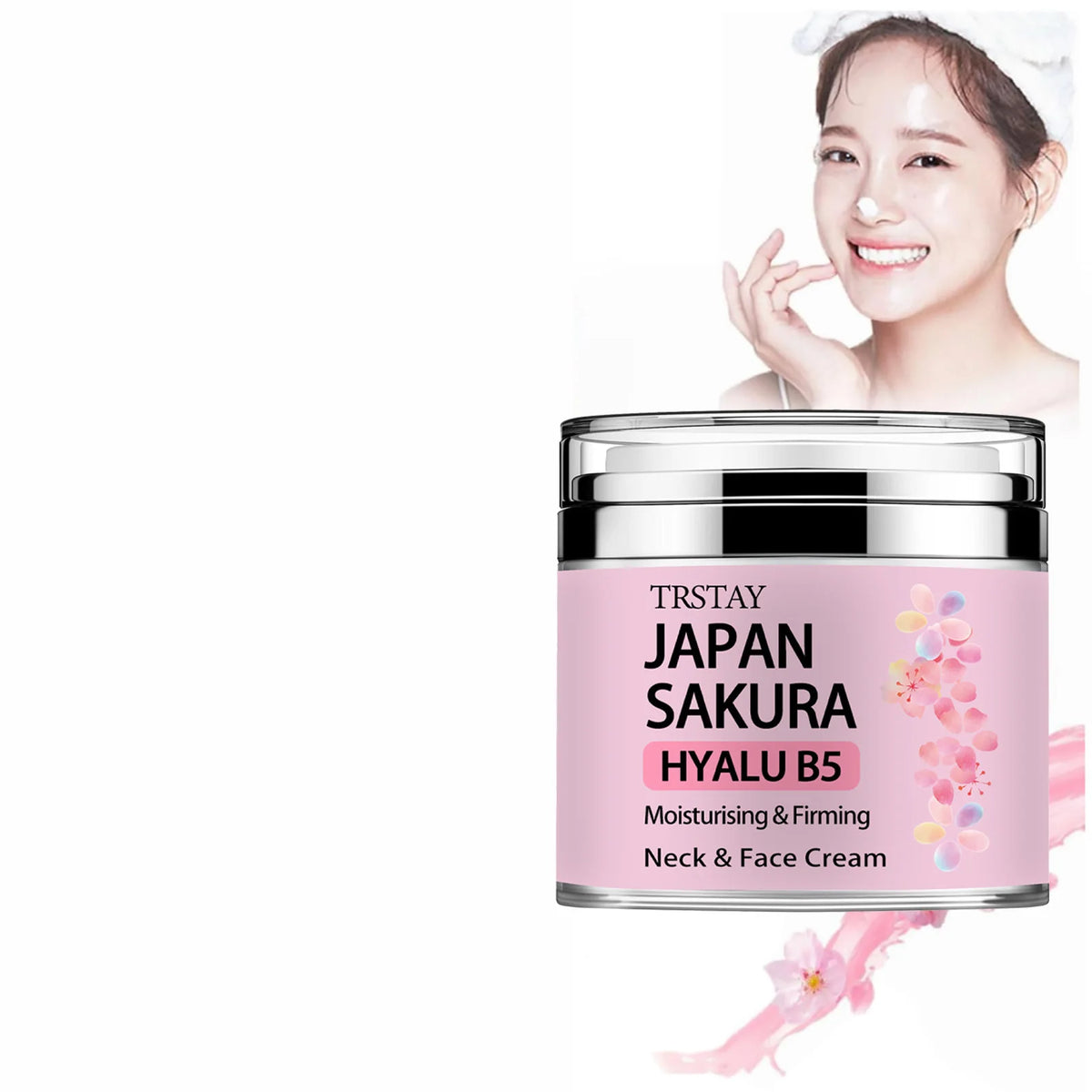 Sakura Tone Up Cream with Hyaluronic Acid
