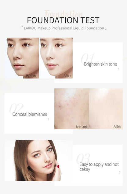 LAIKOU Liquid Foundation - Natural Brightening 30ml