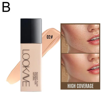LOOKAVE Matte Liquid Foundation - Full Coverage
