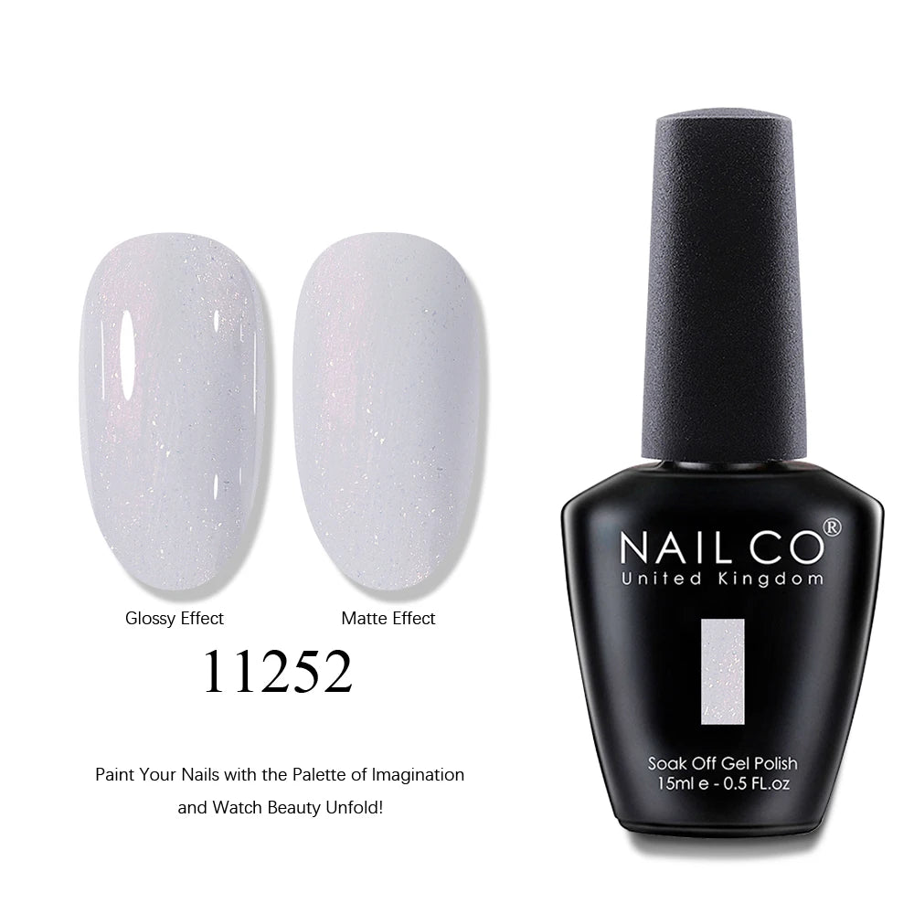 NAILCO UV Gel Nail Polish - Top & Base Coat Set | Soak Off
