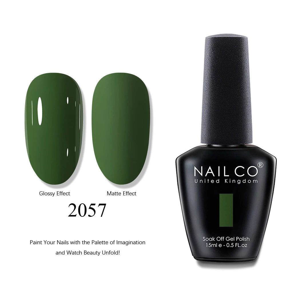 NAILCO UV Gel Nail Polish - Top & Base Coat Set | Soak Off