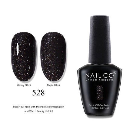 NAILCO UV Gel Nail Polish - Top & Base Coat Set | Soak Off