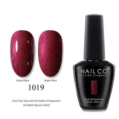 NAILCO UV Gel Nail Polish - Top & Base Coat Set | Soak Off