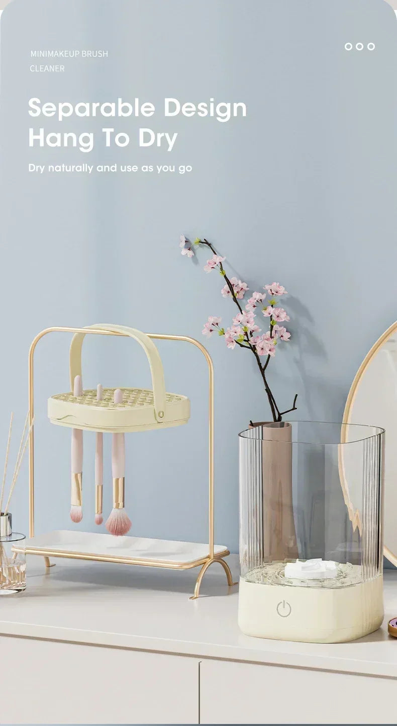 3-in-1 Electric Makeup Brush Cleaner - USB Portable