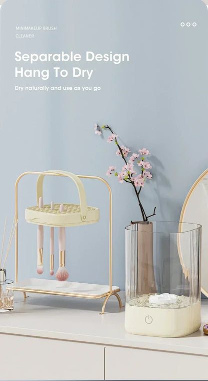 3-in-1 Electric Makeup Brush Cleaner - USB Portable