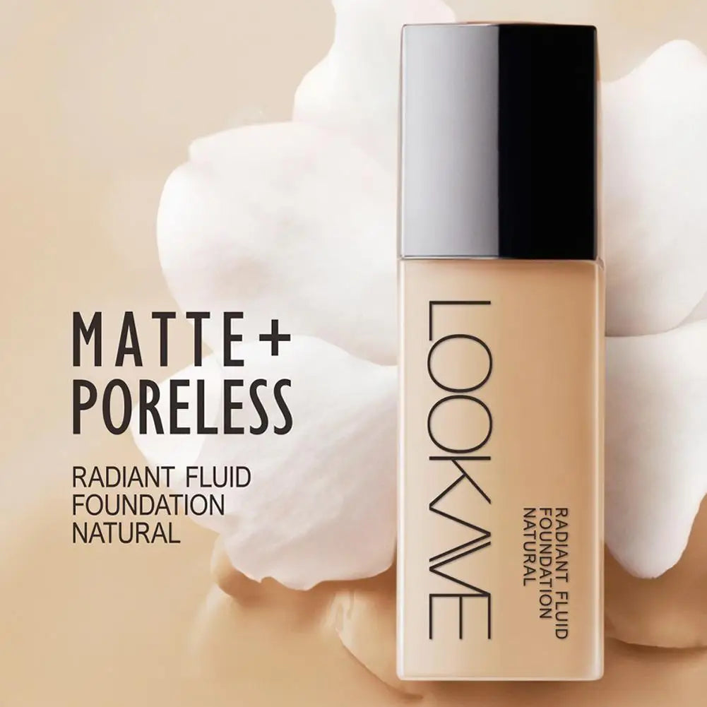 LOOKAVE Matte Liquid Foundation - Full Coverage
