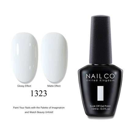 NAILCO UV Gel Nail Polish - Top & Base Coat Set | Soak Off