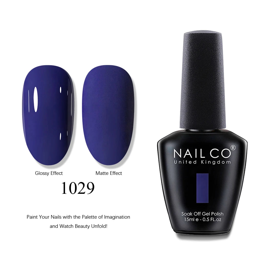 NAILCO UV Gel Nail Polish - Top & Base Coat Set | Soak Off