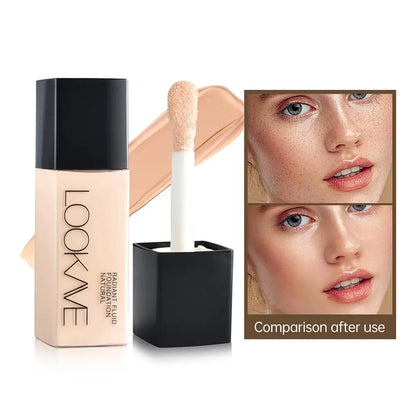 LOOKAVE Matte Liquid Foundation - Full Coverage