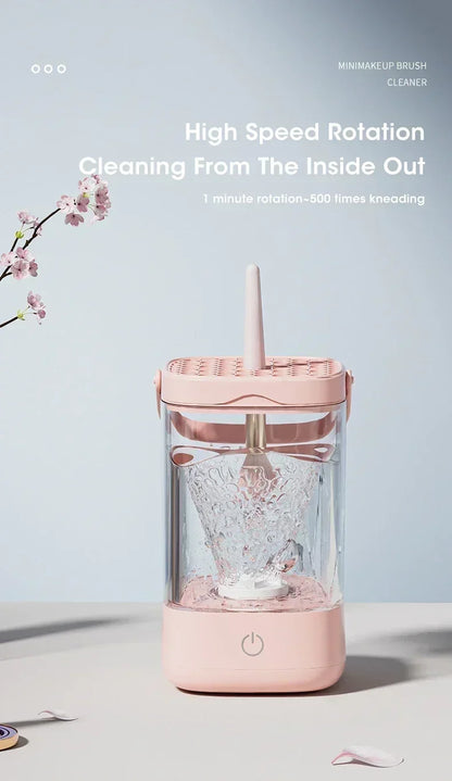 3-in-1 Electric Makeup Brush Cleaner - USB Portable