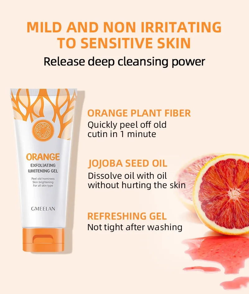 Orange Exfoliating Gel - Brightening Face Scrub 50g