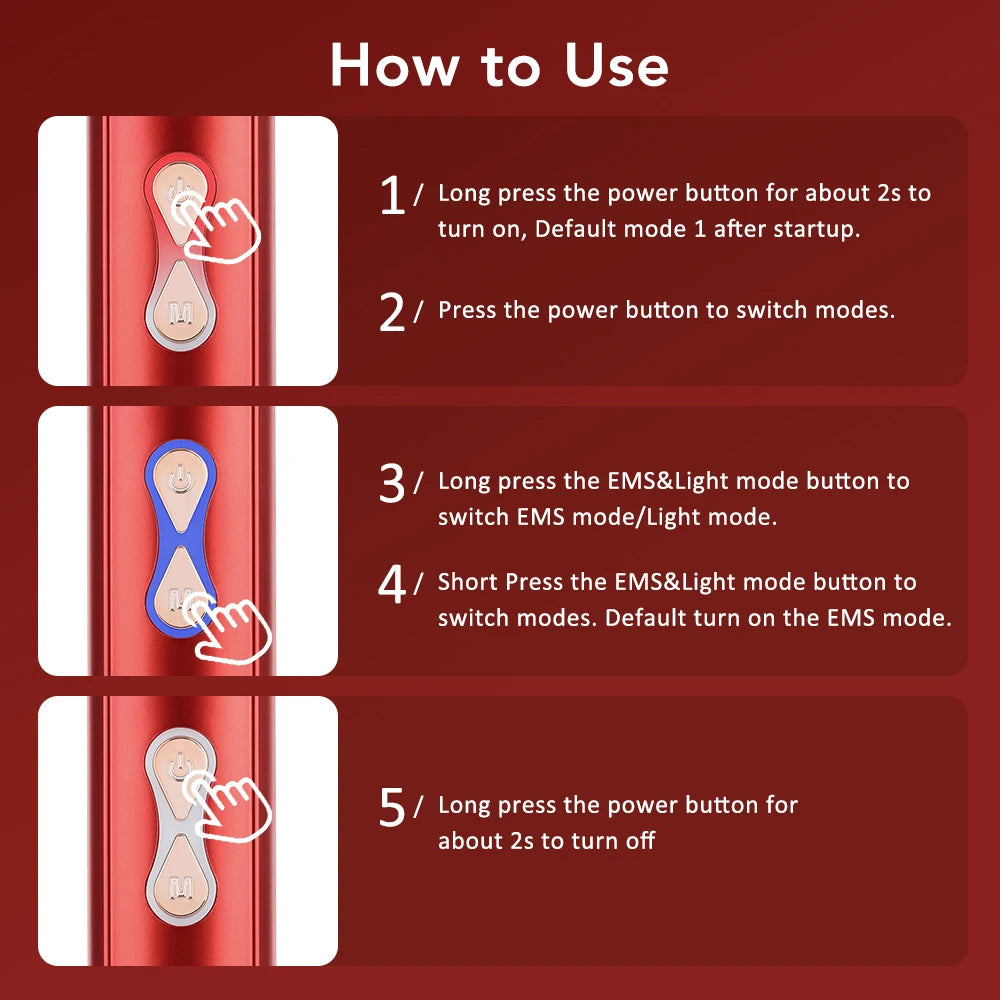 Red Light Therapy Hair Growth Massage Comb