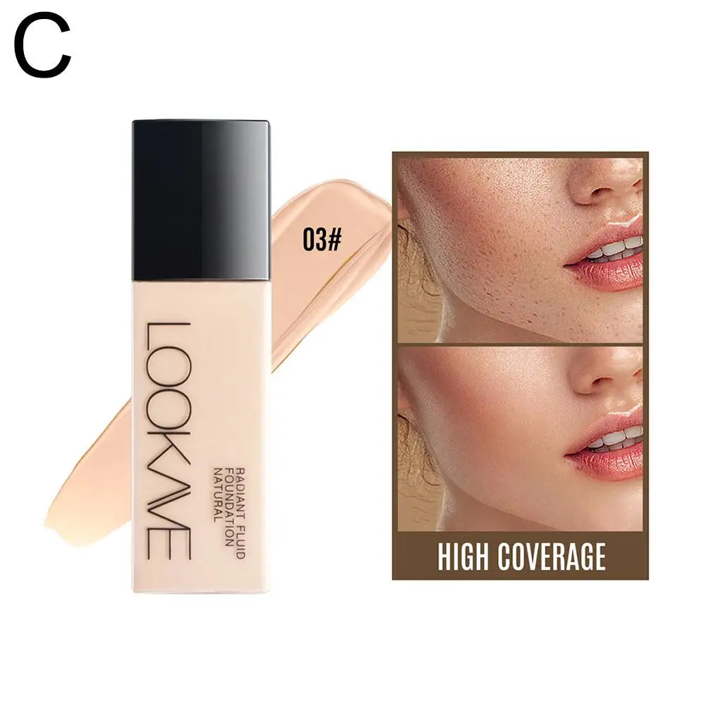 LOOKAVE Matte Liquid Foundation - Full Coverage