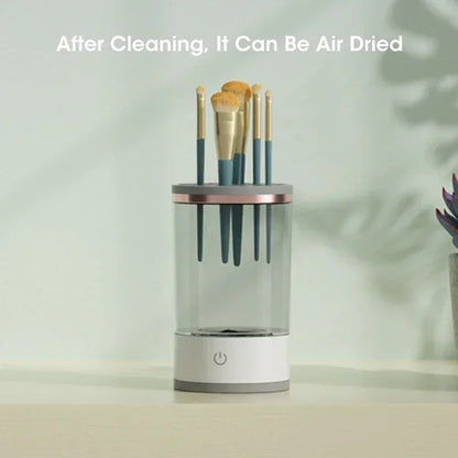 3-in-1 Electric Makeup Brush Cleaner - USB Portable