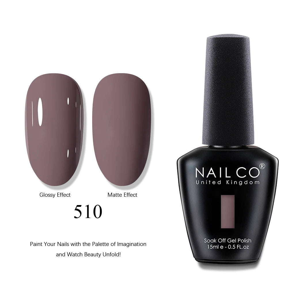 NAILCO UV Gel Nail Polish - Top & Base Coat Set | Soak Off