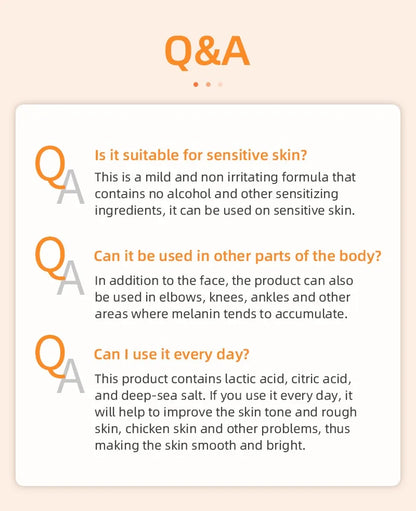 Orange Exfoliating Gel - Brightening Face Scrub 50g