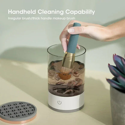 3-in-1 Electric Makeup Brush Cleaner - USB Portable