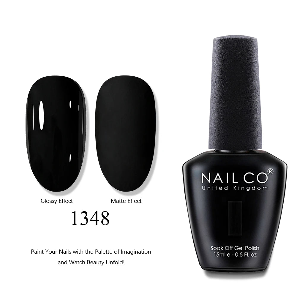 NAILCO UV Gel Nail Polish - Top & Base Coat Set | Soak Off