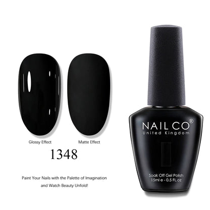 NAILCO UV Gel Nail Polish - Top & Base Coat Set | Soak Off