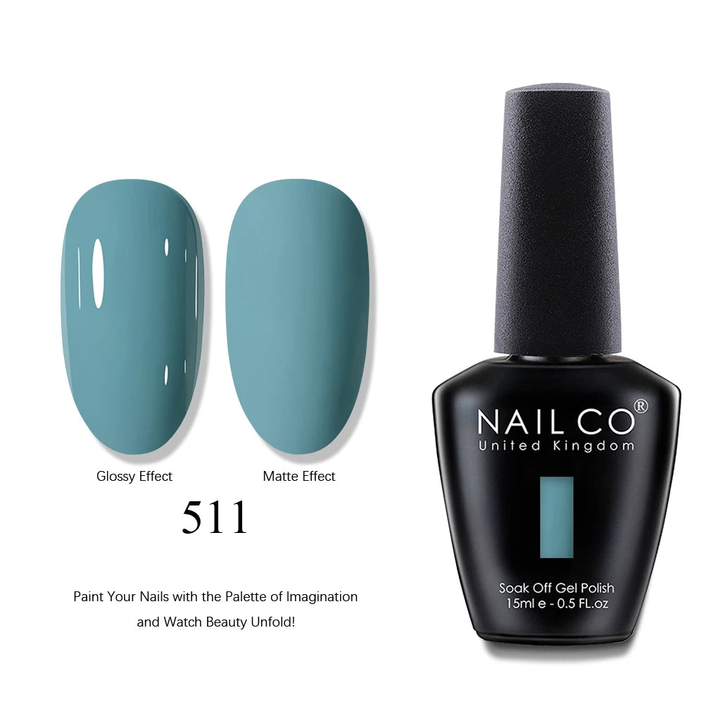NAILCO UV Gel Nail Polish - Top & Base Coat Set | Soak Off