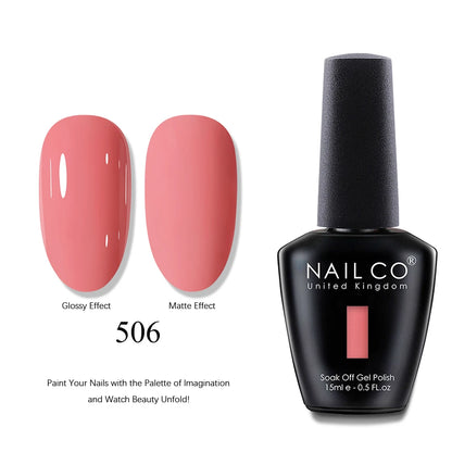 NAILCO UV Gel Nail Polish - Top & Base Coat Set | Soak Off