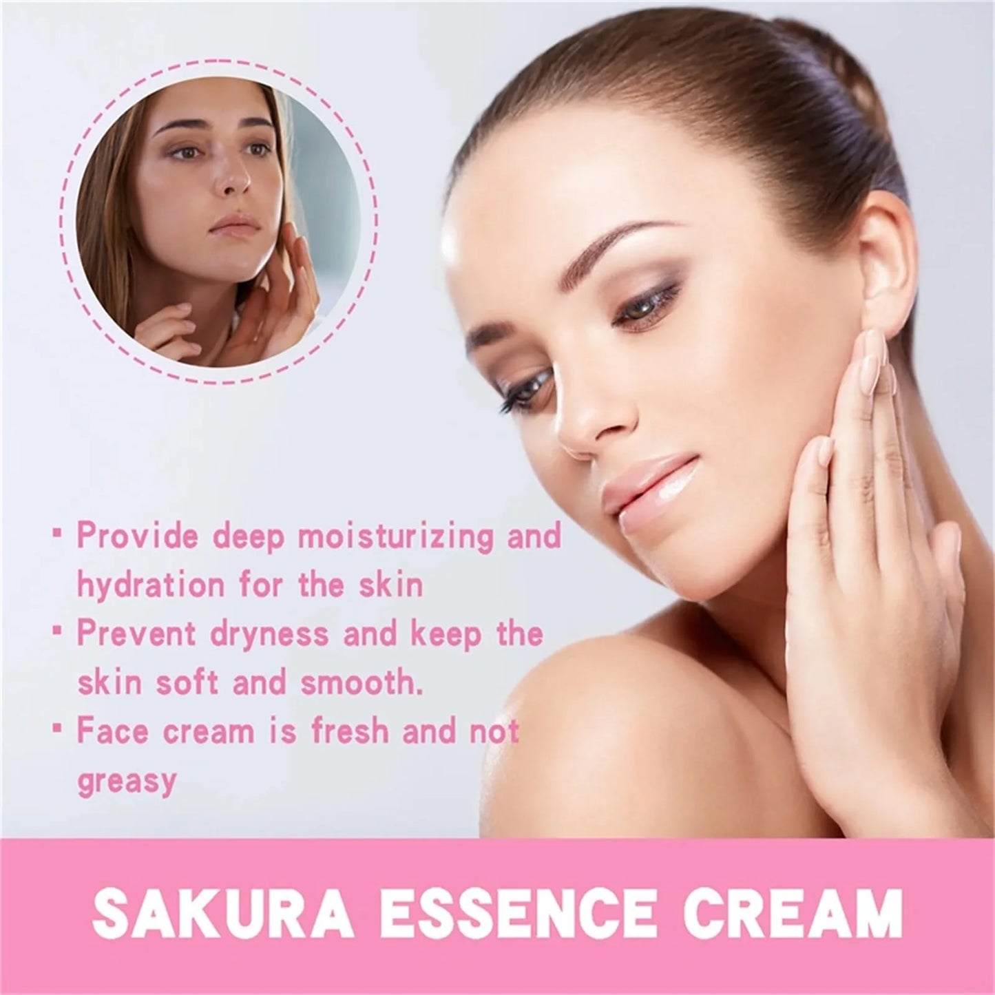 Sakura Tone Up Cream with Hyaluronic Acid