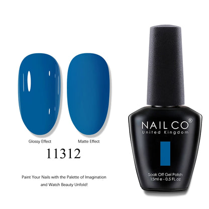 NAILCO UV Gel Nail Polish - Top & Base Coat Set | Soak Off