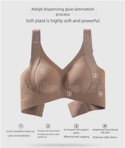Women's Seamless Wireless Bra - Comfortable Breathable Support
