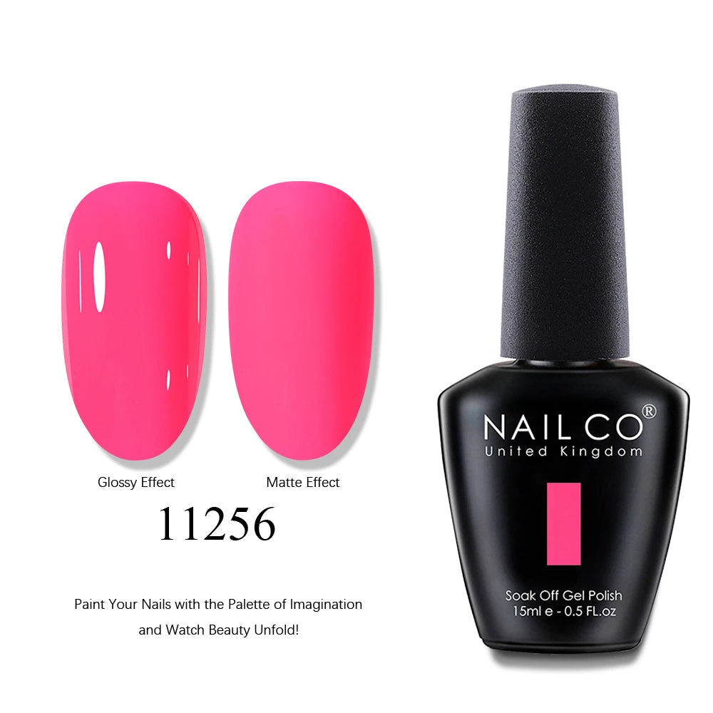 NAILCO UV Gel Nail Polish - Top & Base Coat Set | Soak Off