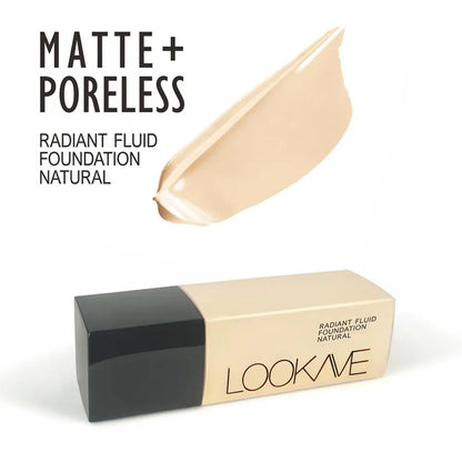 LOOKAVE Matte Liquid Foundation - Full Coverage