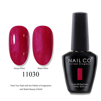 NAILCO UV Gel Nail Polish - Top & Base Coat Set | Soak Off