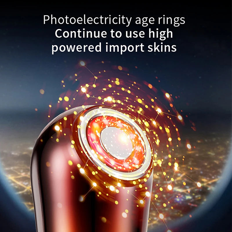 RF Microcurrent Facial Device - Anti-Aging Skin Rejuvenation