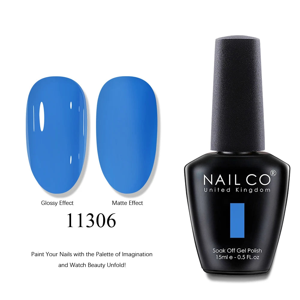 NAILCO UV Gel Nail Polish - Top & Base Coat Set | Soak Off